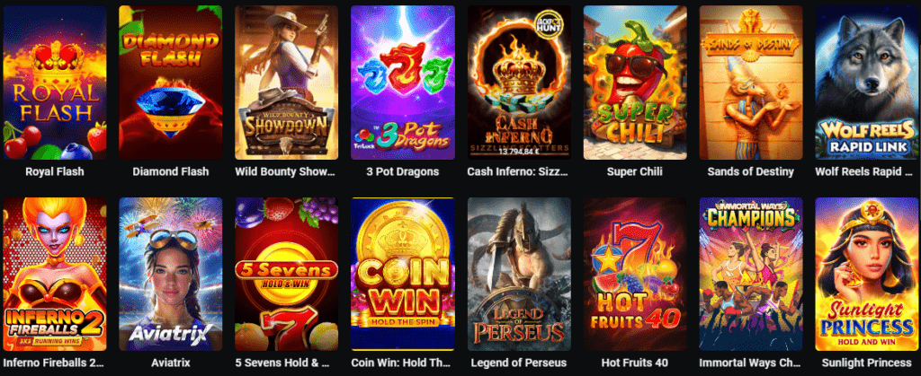 leon casino popular slots